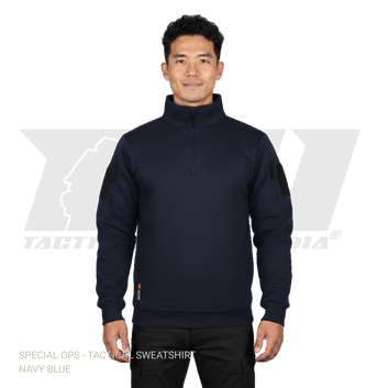 Navy Blue Tactical Sweatshirt SPECIAL OPS