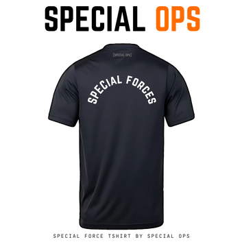Military-inspired Balidan T-shirt with long-lasting print, moisture-wicking fabric, and regular fit